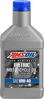 AMSOIL 10W-40 SYNTHETIC METRIC MOTORCYCLE OIL