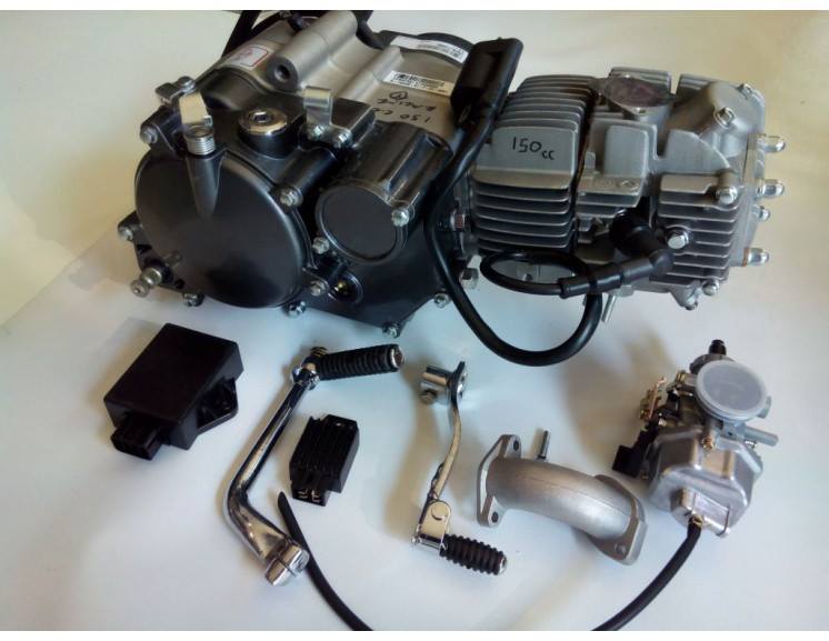 ΚΙΝΗΤΗΡΑΣ LIFAN 150cc ΜΕ ΣΥΜΠΛΕΚΤΗ