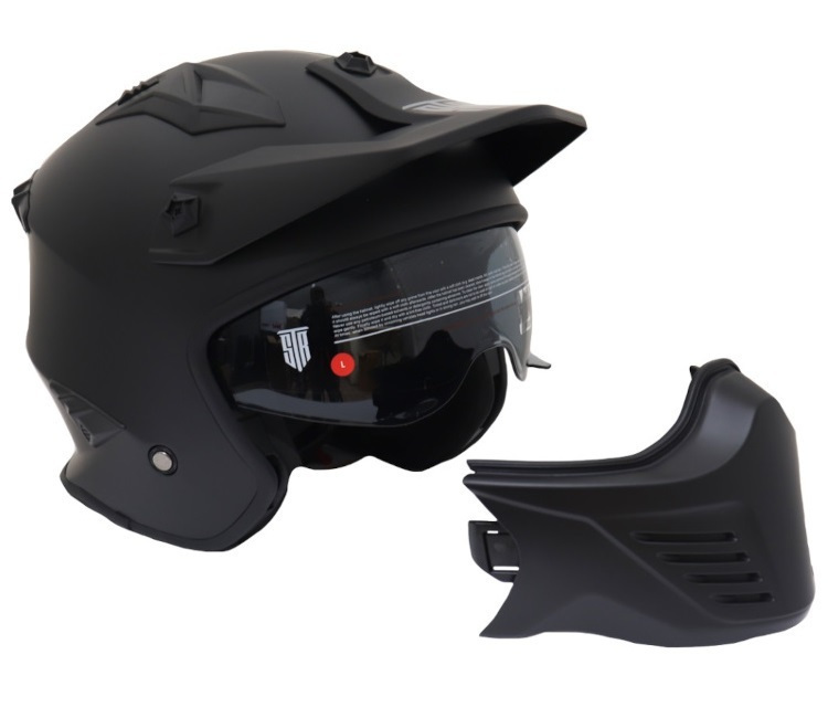 STR Eagle Black Matt Κράνος