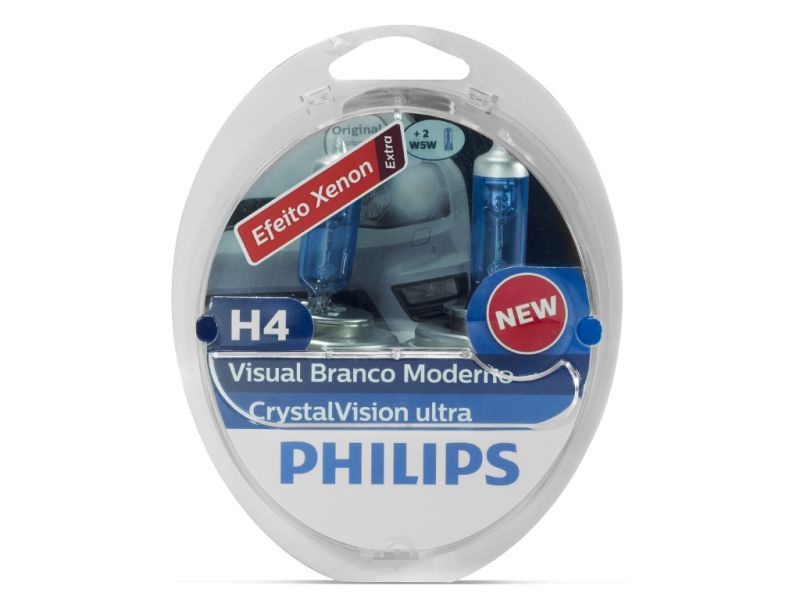 PHILIPS H4 SET CRYSTAL VISION