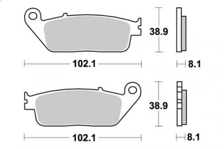 SBS 183HΜ (FA142) HONDA/KAWASAKI/KYMCO/YAMAHA