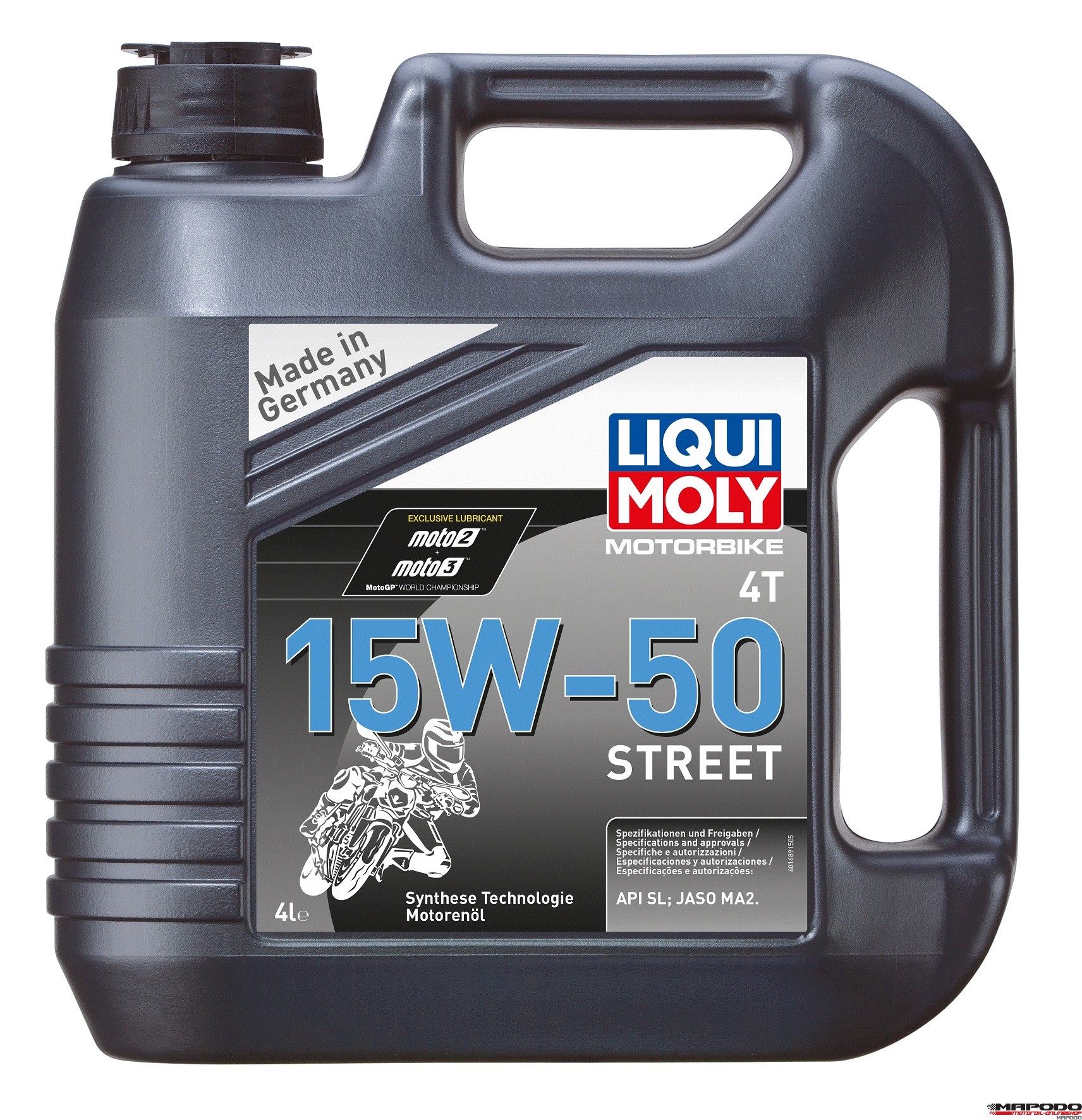 MOTORBIKE 4T 15W50 STREET 4LITRE