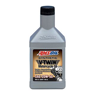 AMSOIL 20W-50 Synthetic V-Twin Motorcycle Oil